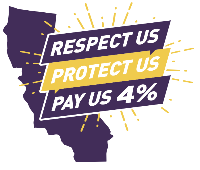 Respect Us, Protect Us, Pay Us the 4% We Deserve!